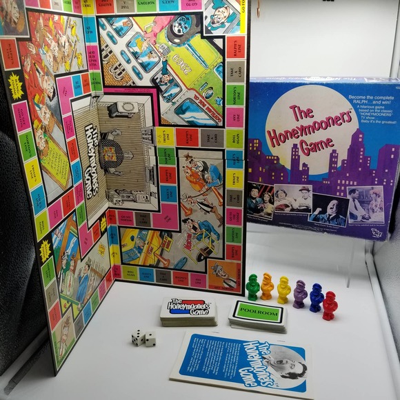 Vintage 1986 The Honeymooners Board Game HONG KONG COMPLETE Jackie Gleason TSR - Picture 1 of 6